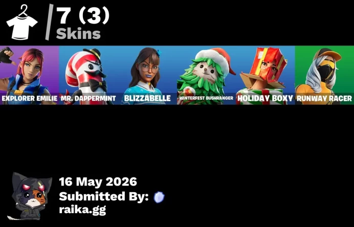 [PC/PSN/XBOX] 7 skins | Trailblazer Tai | Explorer Emilie | Mr. Dappermint | Blizzabelle | Winterfest Bushranger | Holiday Boxy