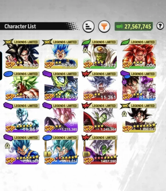 B167-IOS+Android-Meta-Good Team-LR Goku Black Full Red Star+5 UL(Zamasu+Goku Uis)+Good Equipment+LF Zamasu Zenkai+Zamasu Red+Goku Black+God Vege