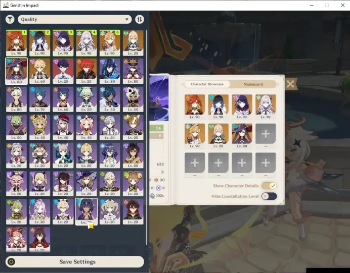 ASIA |AR 56|5 Limit+6(*5WeP)|(Skirk,Raiden)+Sign,Mavuika,Escoffier,Yelan|Mc Male|TakeMail|Check(GI6391)