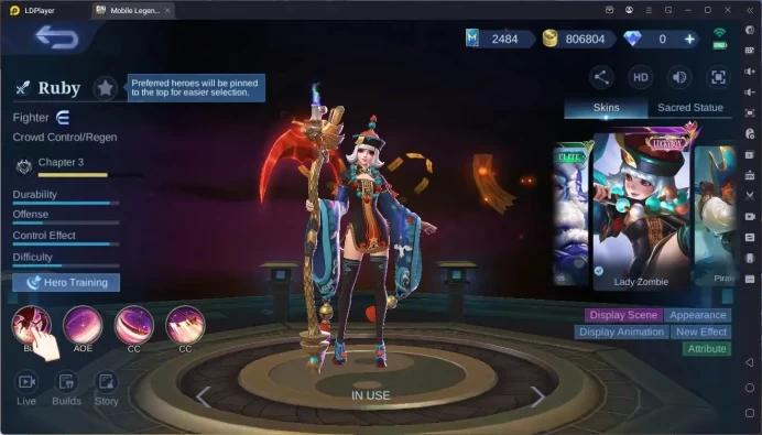 Global|Hero132|Skin 374|Exalted|Prime Claude+Granger|Sanrio Floryn|Clouds Kagura,Xavier|Luckybox Akai|More Check SS ML1890B