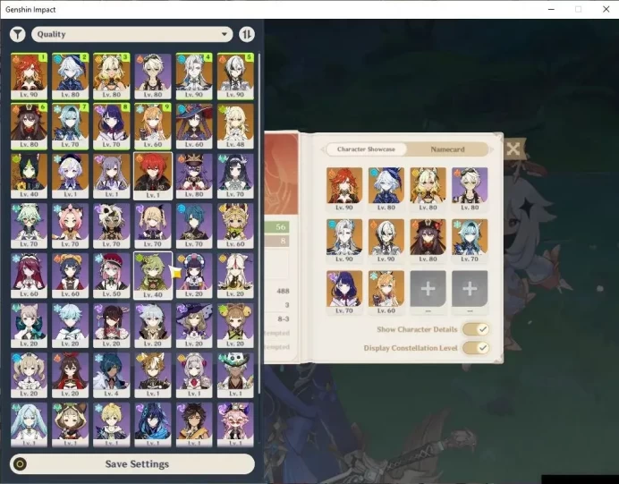 ASIA|AR 56|Mavuika PremTeam|9 Limit+3(*5WeP)|Xilonen,Furina,Neuvilette,Arlecchino|Mc Female|Reoni ON|Take Mail|Check(GI6207)