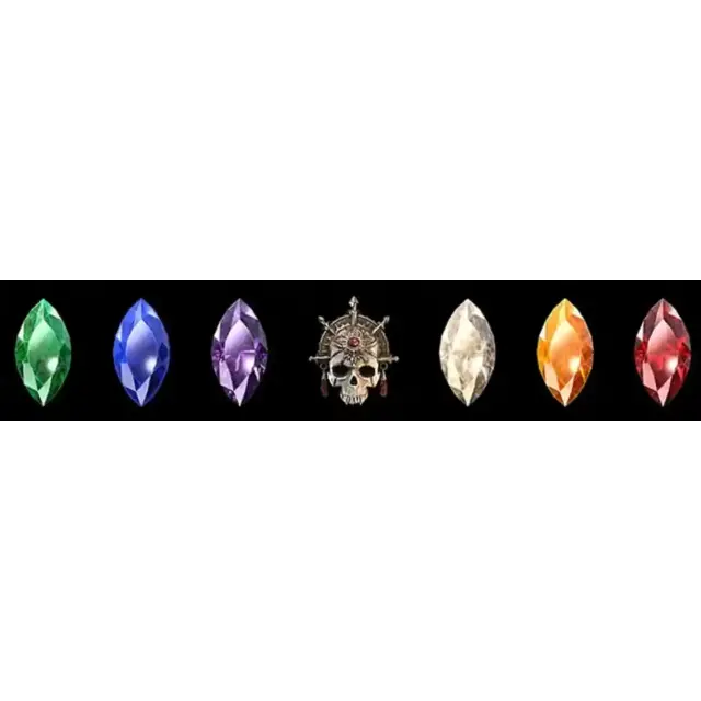 T8 x1 Flawless Horadric Gem || Ruby || Diamond || Emerald || Amethyst | Sapphire | Skull | Topaz