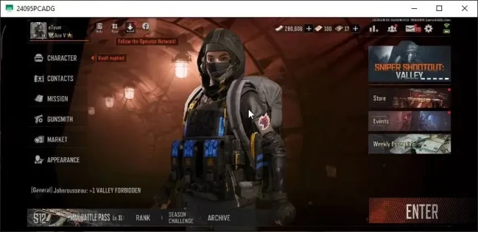 MOBILE Lv30|SV 74,4M|CV 9,8M|8 Set|Battle Machete|Symphony AUG,Koi LR-AR2,Decree VSS|Many Skin|CN Off|Infinite|CheckSS(AB3155)