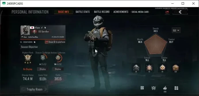 MOBILE Lv30|SV 74,4M|CV 9,8M|8 Set|Battle Machete|Symphony AUG,Koi LR-AR2,Decree VSS|Many Skin|CN Off|Infinite|CheckSS(AB3155)