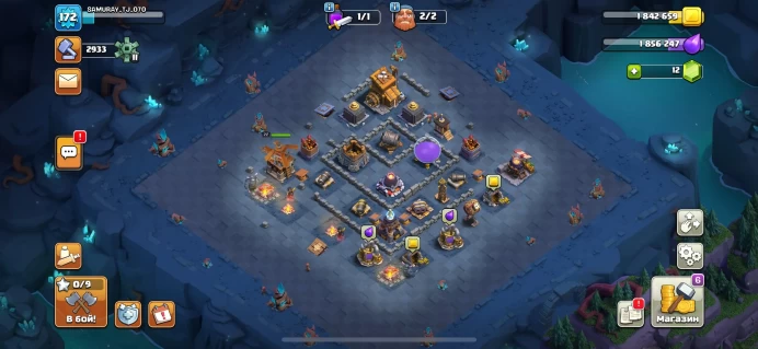 COC16 Townhall level 14, 3300 CUPS, Heroes (65/72/48/49/19)