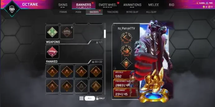 AP465 OCTANE HEIRLOOM 322 lvl 157 legs Ea app + Steam