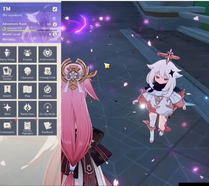 ASIA|AR 55|4 imit+1(*5Weapon)|Nahida,Yaemiko,Raiden,Ganyu|Mc Female|Reuni On|Low Explore Map|Take Mail|Check(GI6233)