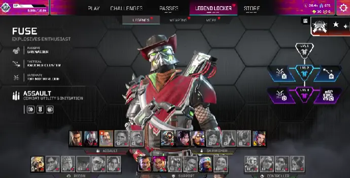 AP476 4 Relics (Katana, Sword, R99, Fuse) 90 Lvl + 168 Leg Moeno link Xbox and Psn
