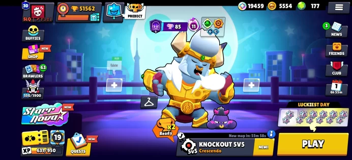 [Code A159] Level 152 / 51k Trophy + 60 Hypercharges + 288 Skins / Very Cheap