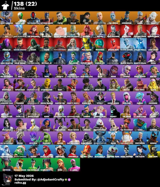[PC/PSN] 138 skins | Spire Assassin | Backlash | The Foundation | Optimus Prime | Twyn | Malik | Era | Paradigm (Reality-659) | The Origin 