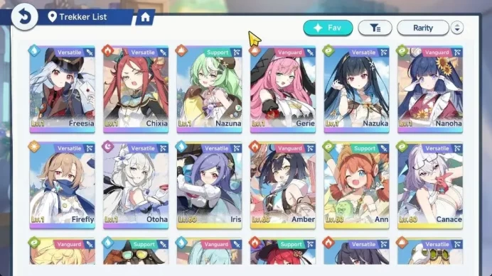 GLOBAL Lv27|8 SSR 3 Limit (Firefly,NazukaT2,Otoha),ChixiaT1,Gerie,Freesia,NazunaT1+Disc,Etc|7 SSR Disc|10 Ceru Tkt|Yostar|SSR951