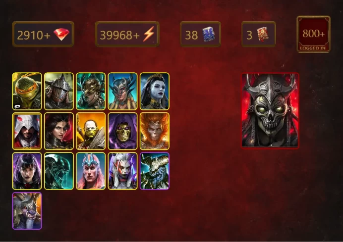 [STARTER]The Calamitus+Sanguine Maria+Michelangelo+Rathalos+Leminisi the Gold-Wing+Scyl+Ezio Auditore+Adelyn+Artak+39Epics