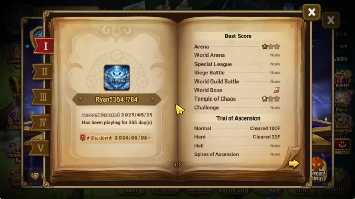ASIA Lv 43|1 LD [Lars]|18 Total NB5[Shi Hou,Lamiella,Abellio,Etc]+49 6*Monster|All Farm|Hive|Check SS(SWR1216)