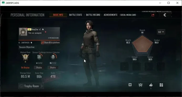 MOBILE Lv30|SV 80M|CV 19,8M|SS AKM,QS AKS-74U,ET AK-74N,GM AK-12,Abomi Vector 9,Speed SQB M110|CN On|Infinite(AB3159)