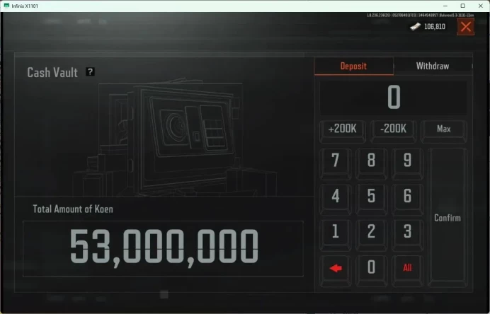 Mobile | CV 53M | SV 74,1M | LVL30 | KOI LR-AR2, SS AX50, CRIMSON VSS, CEREMONIAL MCX | UTOPIA | more detail Check SS (AB386B)
