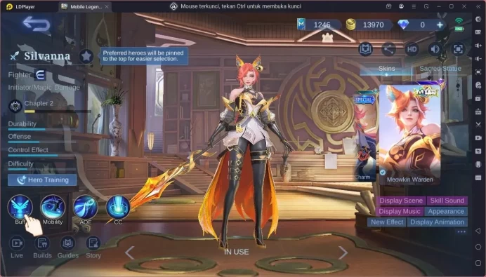 GlobalHero 92|Skin 132|Legend Lesley|CC Natalia|Spongebob Cyclops|Meowkin Silvana,Julian,Lesley|9th Fanny|More Check SS ML1908B