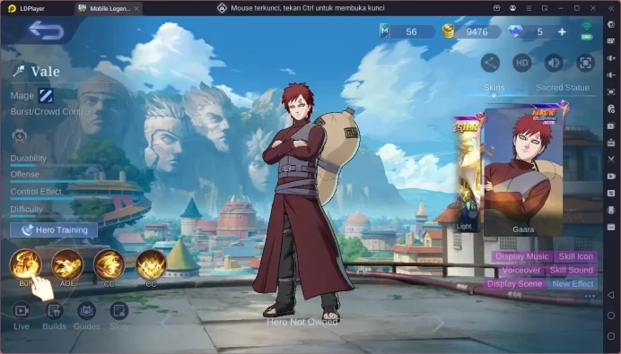 Global|Hero 76|Skin 119|Expert|Prime Granger|CC Natalia|Naruto Vale|Spongebob Cyclops|9th Fanny|More Check SS ML1912B