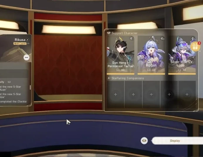 Asia|TL 62|8 Limited|[SW 999]+Sign,Huohuo,Sparkle,Dante,Castorice,B3,Robin,Fu Xuan|MC Male|TakeMail|CheckSS(HSR7019)