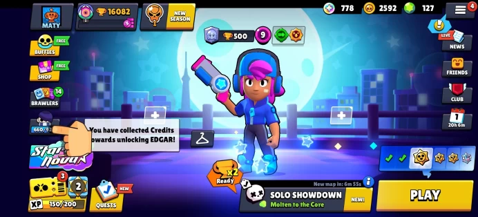 [Code A169] Level 143 / 16k Trophy + Shelly Star / Very Cheap