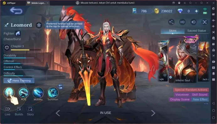 Global|Hero 132|Skin 334|Exalted|Legend Valir|JJK Melissa,Xavier|KFP Thamuz|Prime Granger|CC Jawhead|More Check SS ML1916B