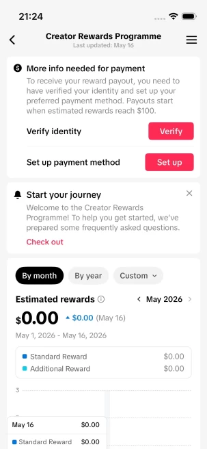 BLOWOUT SALE/Monetized 56K Real Followers+680K Real Likes Account/ Creator Rewards Program Activated/ Tiktok Shop For Creator/ Full Access