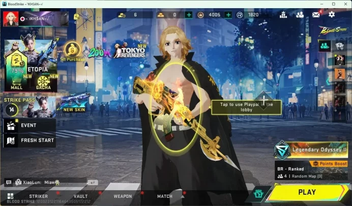 ASIA| TR Manjiro Sano, BLEACH Byakuya & Ethan Strikers | 7DS AK47 | L16 BR Platinum IV SF Bronze IV|More Check SS BS827B