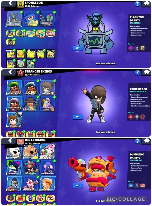 BS834//71000 SOLAR 1 DUSTIN + EDDIE + HOPPER CORSAIR BSC SKINS CLOCKWORK + 366 SKINS