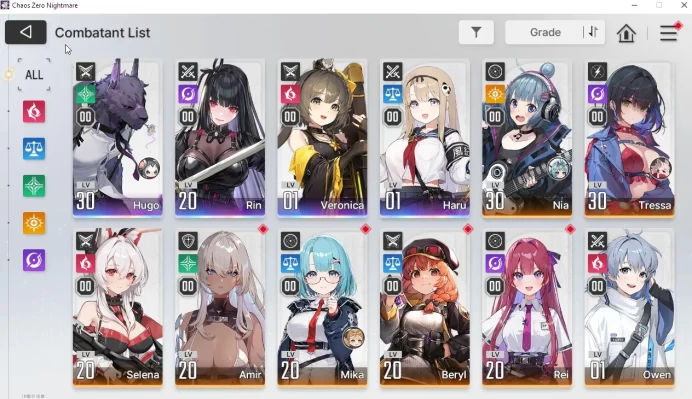Global | Lv24 | Midgame 4 SSR (Haru,Rin,Hugo,Veronica + 8 SR) |LogStove|Check SS (CZN797)