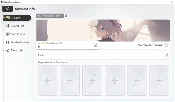 Global Verif|Lv06| Fresh Starter | 1SSR(Mei Lin)7SR(Tressa,Lucas,Amir,Mika)|Log Stove(CZN775)