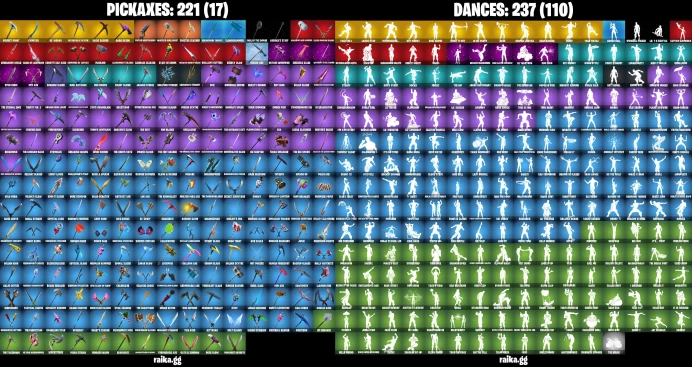 PC/XBOX 256 Skins | Travis Scott + Dark Vertex + The Reaper + Blue Squire + OG STW + Take The L	Dat31