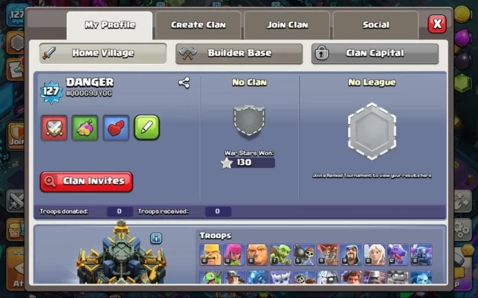 COC46 Main Village TH level 17