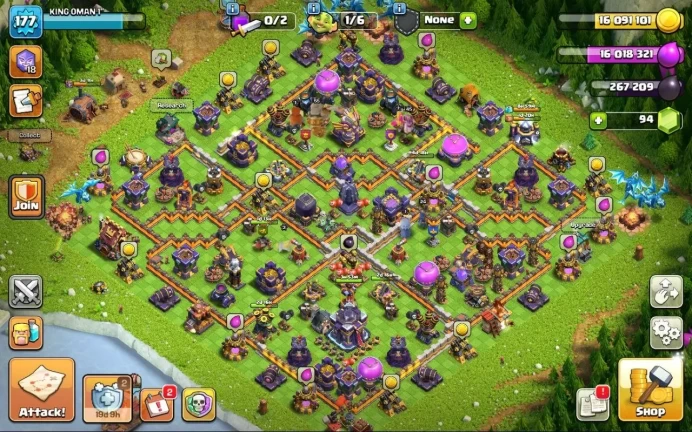 COC89 MAIN VILLAGE TH LEVEL 15 15 TH WITH ALMOST FULL DEF 55/78/42/45/24/2 UPGRADED EQUIPMENT 232 LVL
