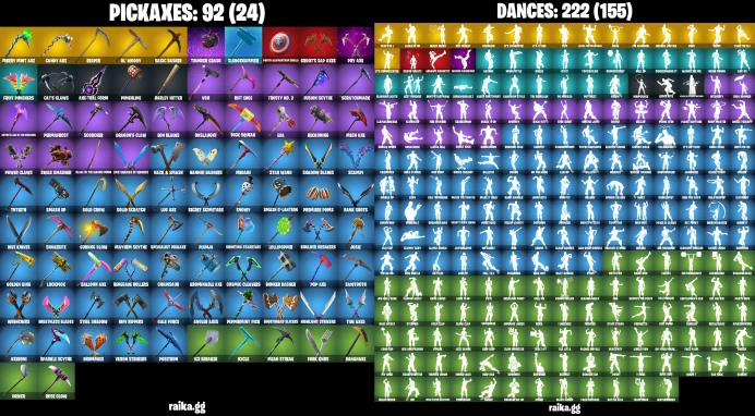 PC/PSN/XBOX 179 skins | OG STW | IKONIK | Take The L | Merry Mint Axe | Jules | Glow | Aura | Elite Agent LKK262