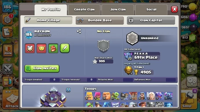 COC91 MAIN VILLAGE TH LEVEL 15 15 TH WITH FULL 14 UPGRADE 85/88/60/60/34 DONATE THEME