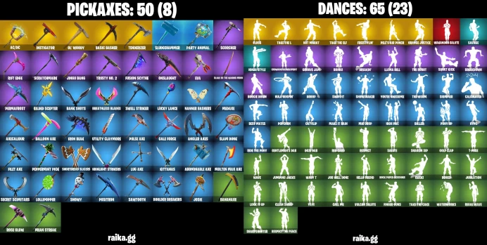[PC] 59 skins | OG STW | Black Knight | Sparkle Specialist | The Reaper | Blue Squire | Royale Knight | Floss	LKK270