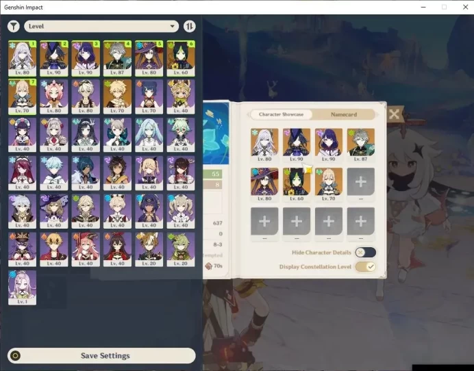 ASIA|AR 55|4 Limit+3(*5WeP)|Clorinde+Sign,Skirk,Raiden,Alhaitam|McMale|Low Explore Map|TakeMail|(GI6421)