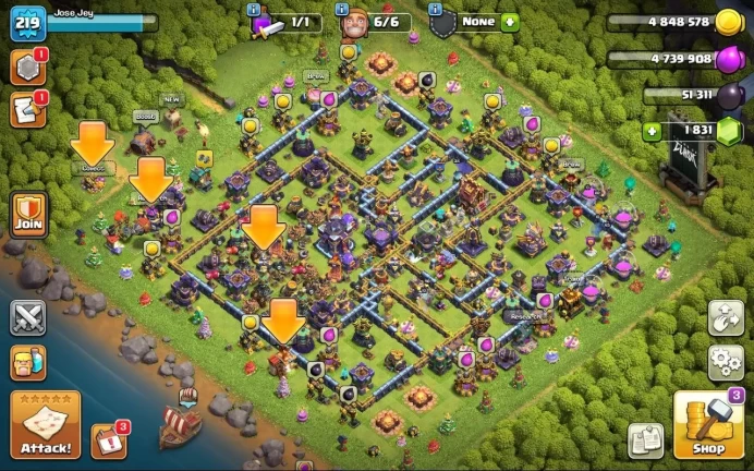 COC49 Town Hall Level 15