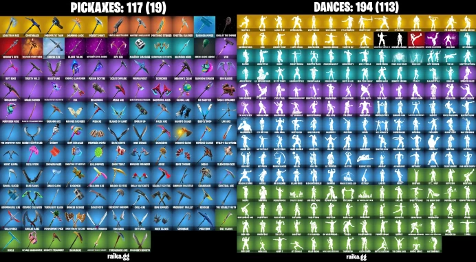 PC/XBOX  161 skins | Travis Scott | The Reaper | Blue Squire | Leviathan Axe | Royale Knight | Take The L	LKK314
