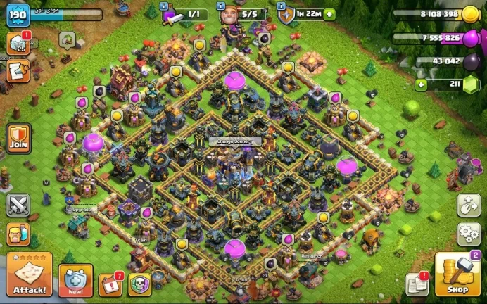 COC56 Main Village TH level 18