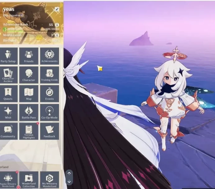 ASIA |AR 55|5 Limit+5(*5WeP)|(Columbina,Navia,Nilou)+Sign,Zibai,Kazuha,|Mc Female|Reuni On|TakeMail|(GI6415)