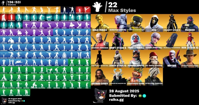 [PC] 122 skins | OG STW | Black Knight | Sparkle Specialist | The Reaper | Blue Squire | Royale Knight	LKK313