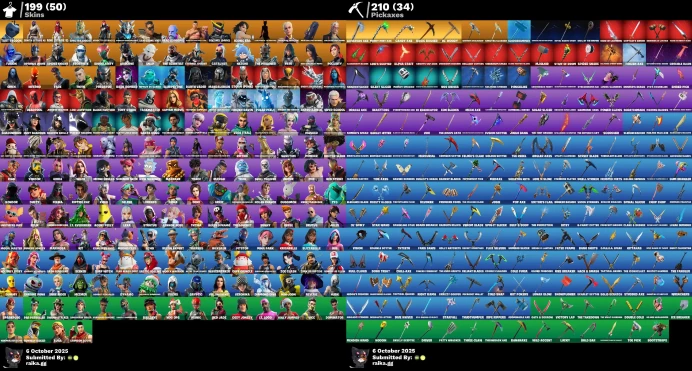 [PC/XBOX] 199 skins | Leviathan Axe | Merry Mint Axe | Jules | Aura | Candy Axe | Tony Stark | Surf Witch	LKK269