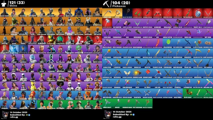 [PC/PSN/XBOX] 121 skins | Black Knight | Sparkle Specialist | The Reaper | Blue Squire | Royale Knight | Floss / fresh	LKK482