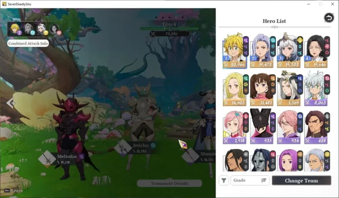 SEA|Lvl 43|7 SSR|MeliodasP6,MannieP5,DrakeP1,GuilaP4,JerichoP6,ElaineP4,DianeP2|1SSR Selector|Many Skin Armor|Log Google|SDO1111