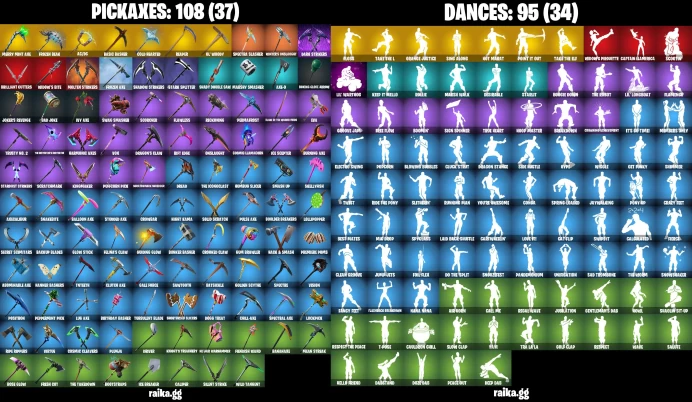 PC/PSN 150 Skins | OG STW | Black Knight | Merry Mint Axe | The Reaper | Blue Squire | Royale Knight	LKK272