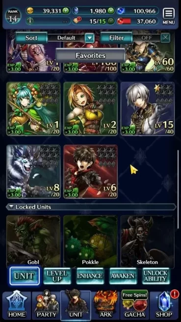 GLOBAL|Rank 14|Top Tier Unit [Demon Lord Judecca-Samekh,Samurai Megius,AOG Eber,G Lilaha,Etc]|7 SSR Ark|Code Only(LC1244)