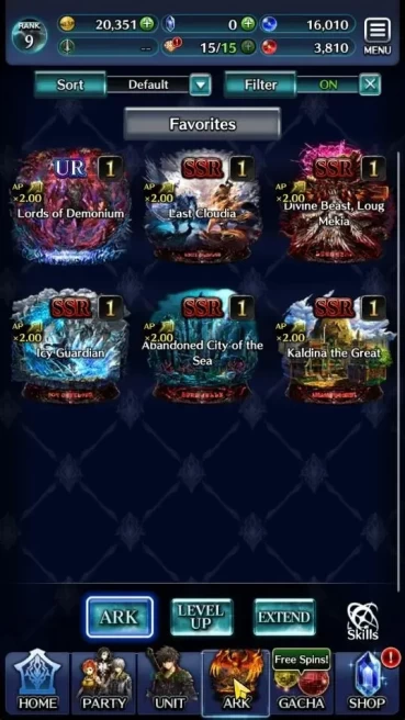 GLOBAL|Rank 9|Top Tier Unit [Demon Lord Judecca-Samekh + ARK,A Roland,G Lilaha,POG Zero,Etc]|1 UR & 5 SSR Ark|Code Only(LC1246)