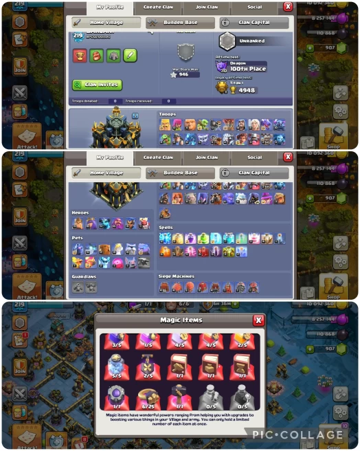 COC28//Main Village TH level 17