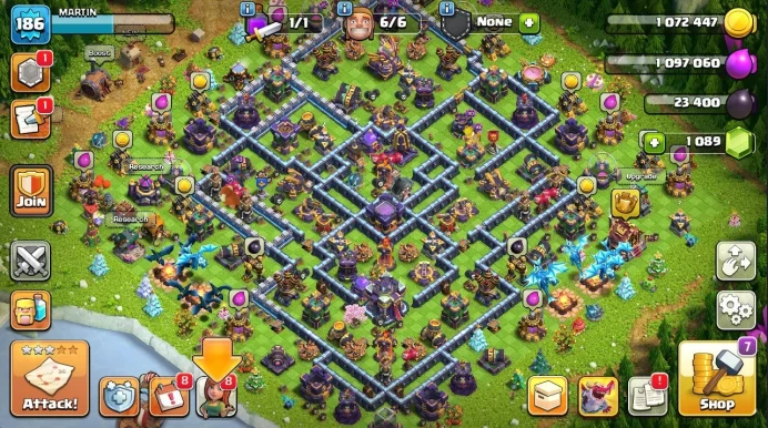 COC100 Town Hall Level 15, 90% Maxed, Heroes 86/86/51/64/31, 1000 Gems, 571 CWL Medals, Max Equipment