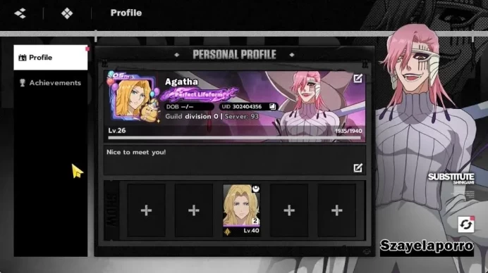 NuverseSEA|Lv 26|9 SSR [(Szayelaporro,Aizen,Soifon,Yoru)+Stamp,Ichiban,Byakuya,Saijin,Kisuke,Tosen]|7 Sign|Google(BSR1070)